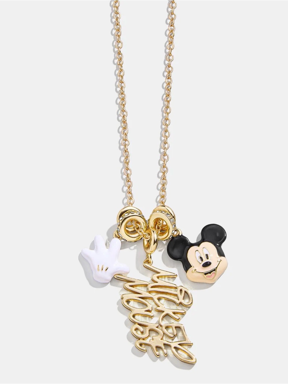 Disney Mickey Mouse Cluster Charm Necklace